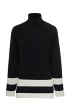 Fusalp Striped Knit Turtleneck Sweater Size: Xs