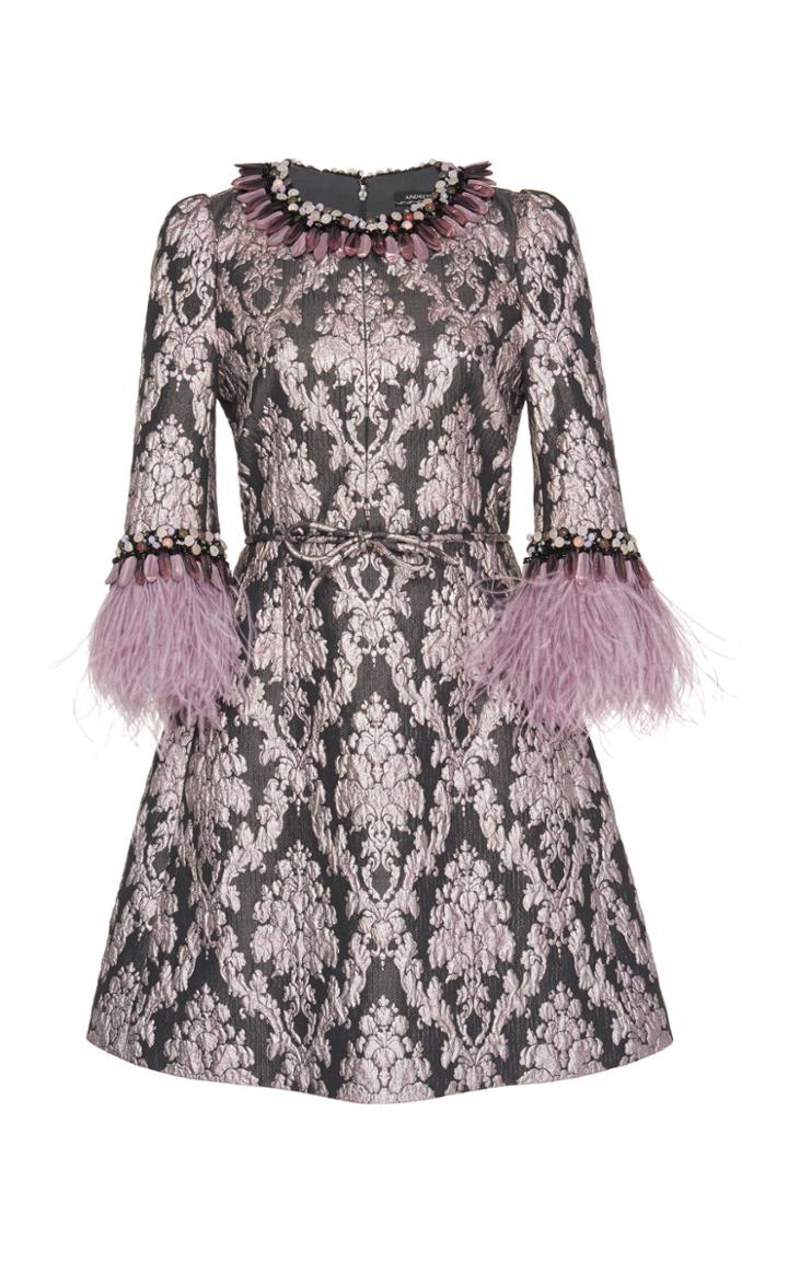 Andrew Gn Print Mini Dress