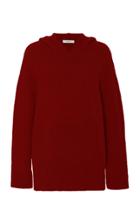 Vince Oversized Hooded Wool-blend Sweater
