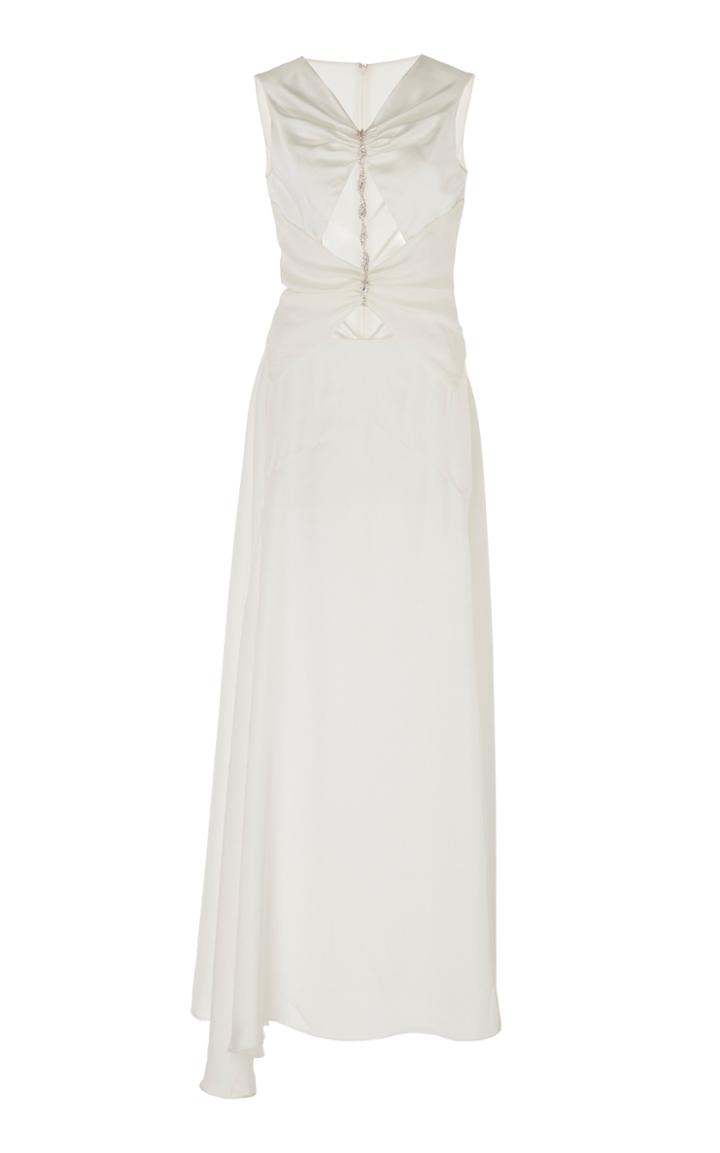 Moda Operandi Tre By Natalie Ratabesi The Moonstone Cutout Silk Gown Size: 0