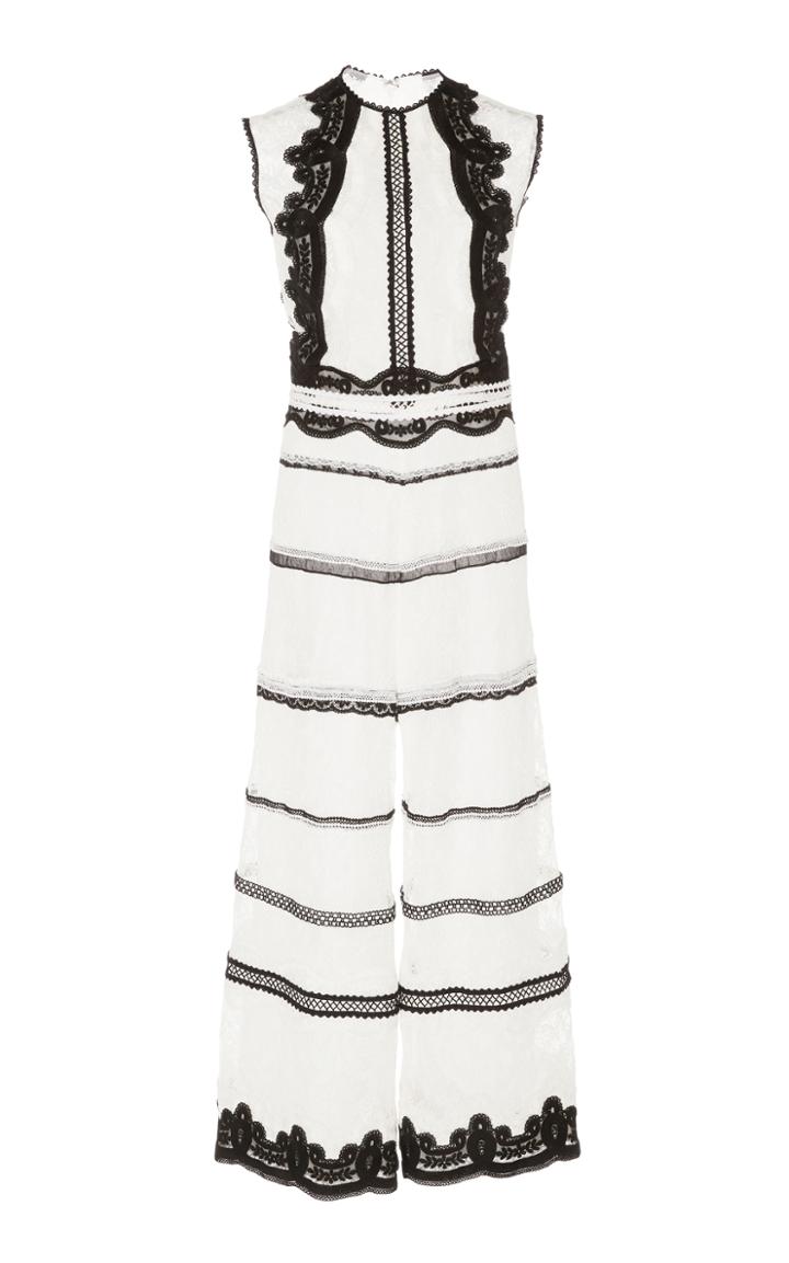 Costarellos Sleeveless Round Neck Jumpsuit