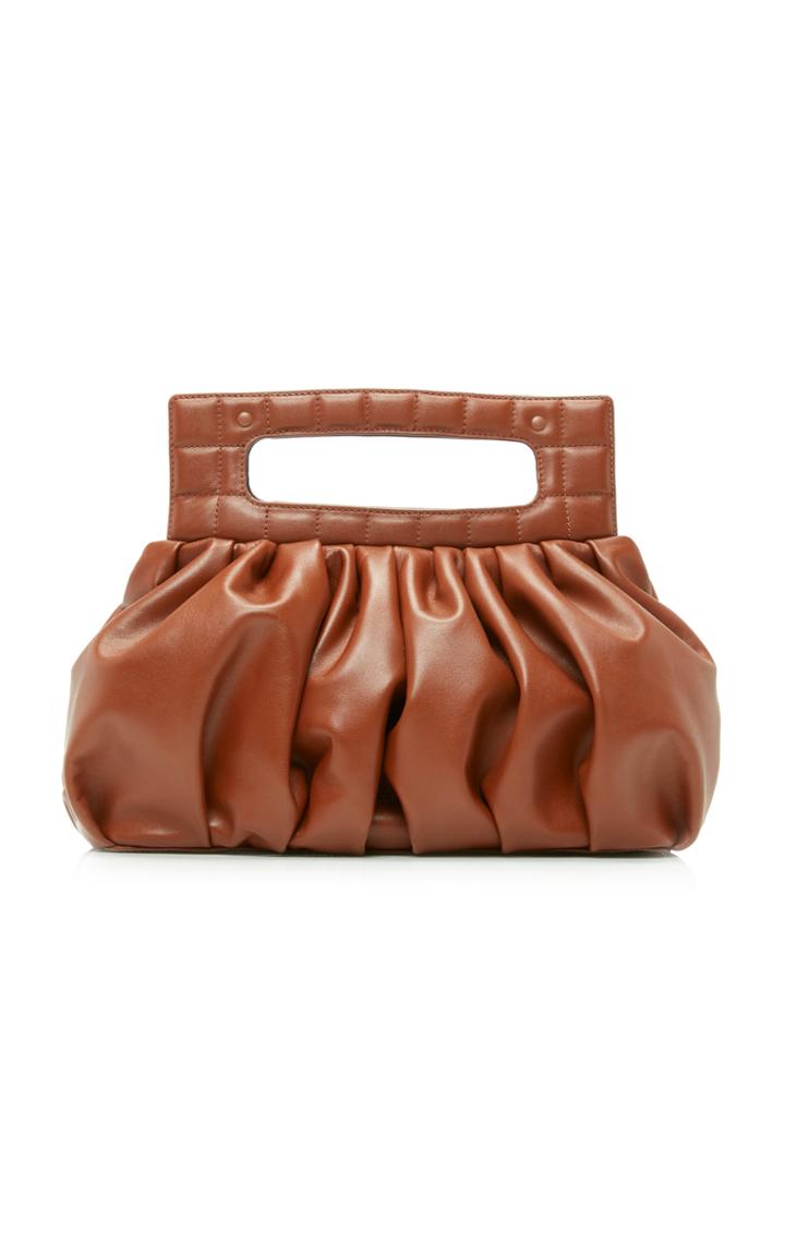 Moda Operandi A.w.a.k.e. Mode Gathered Leather Top Handle Bag