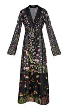 Rahul Mishra Nishat Embroidered Silk Long Jacket