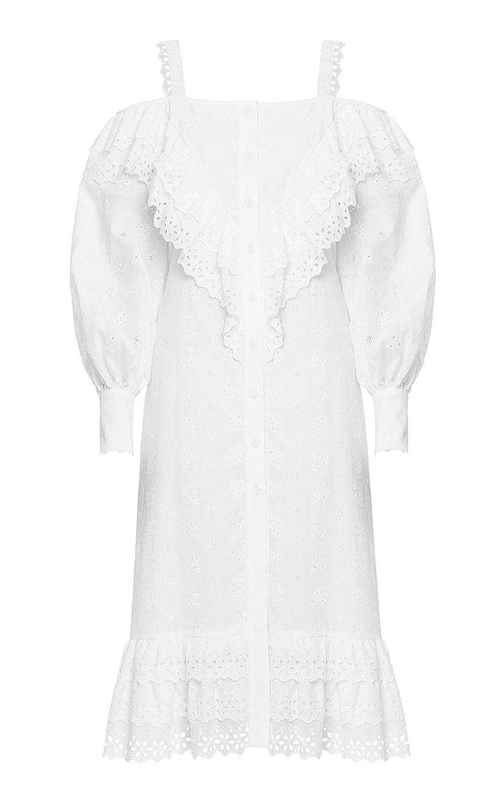 Flow The Label Open Shoulder Midi Dress