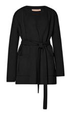 Brock Collection Pianista Belted Wool Cashmere Cardigan
