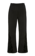 Zuhair Murad High Waist Embroidered Cropped Trousers