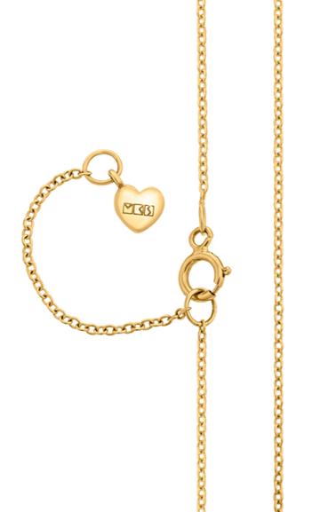 Mks Jewellery 18k Yellow Gold Long Fine Chain Necklace