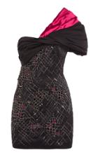 Moda Operandi Redemption Asymmetric Embroidered Silk One-shoulder Mini Dress