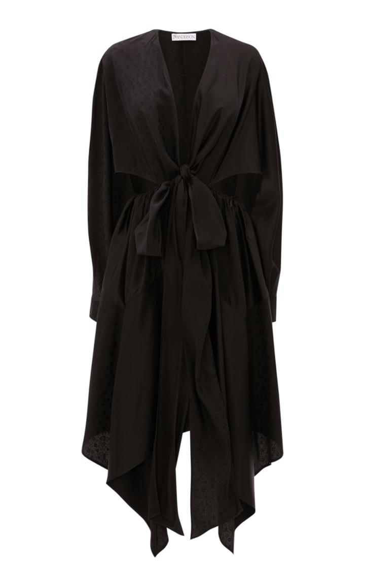 Moda Operandi Jw Anderson Cutout Jacquard Midi Wrap Dress