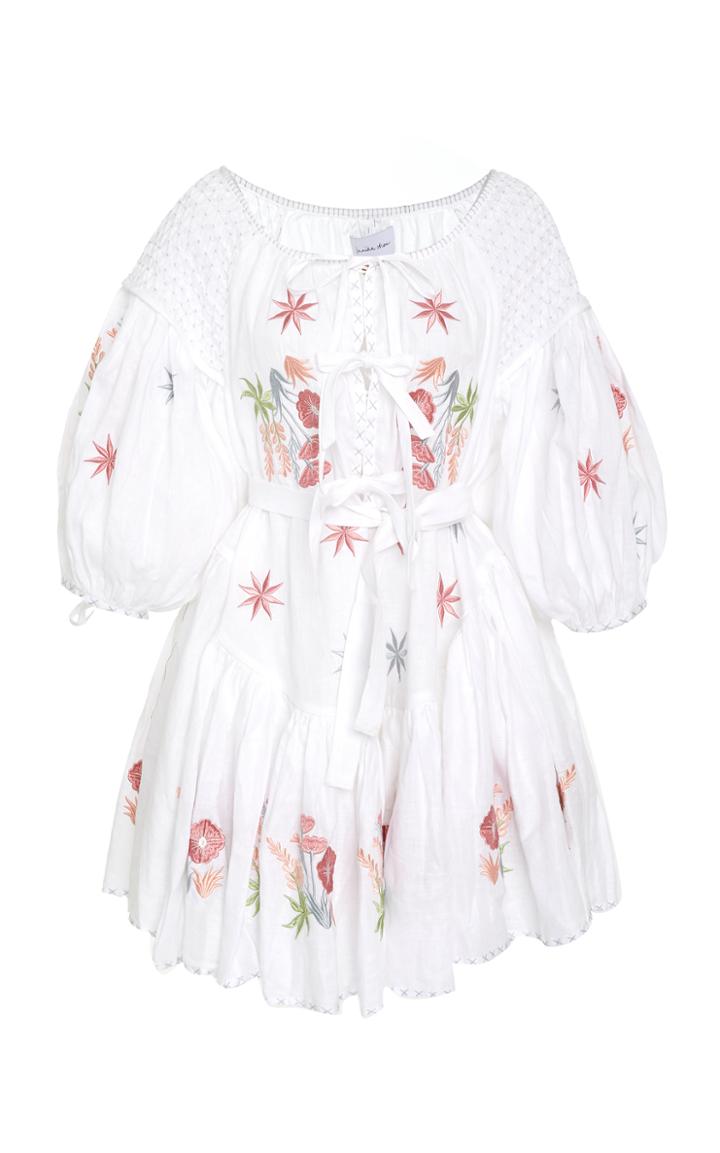 Innika Choo Frill Mini Smock Dress