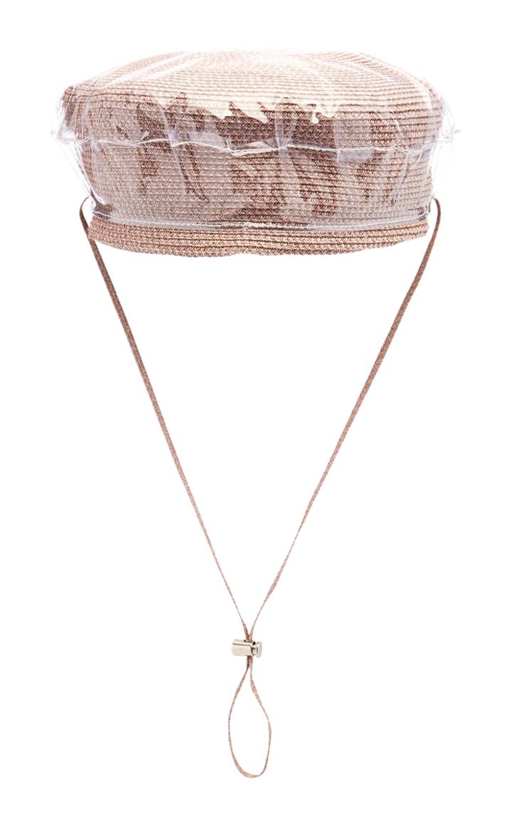 Federica Moretti Woven Drawstring Cap