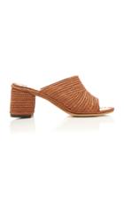 Carrie Forbes Rama Raffia Slides Size: 37
