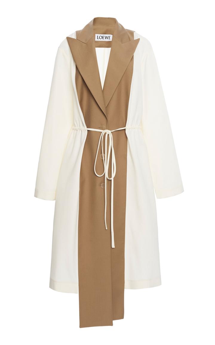 Loewe Deconstructed Belted Wool Coat
