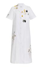 Moda Operandi Deveaux Lara Floral-printed Cotton Shirt Dress