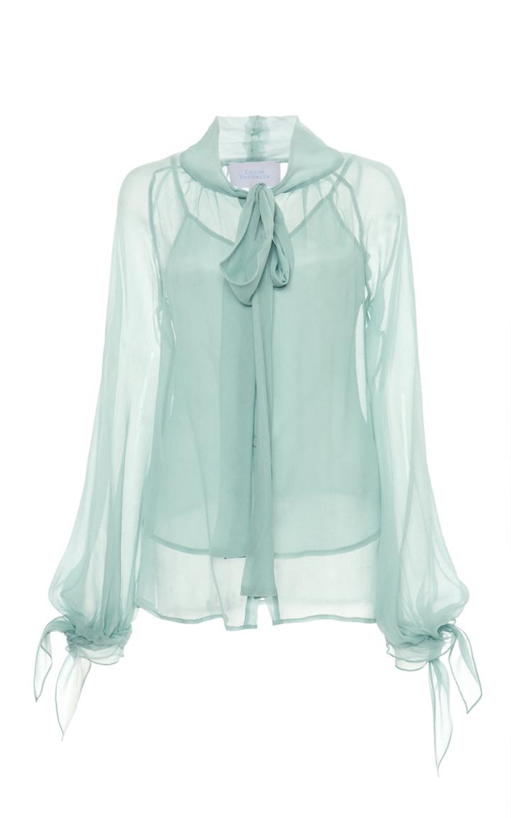 Moda Operandi Luisa Beccaria Pussy-bow Tie Blouse