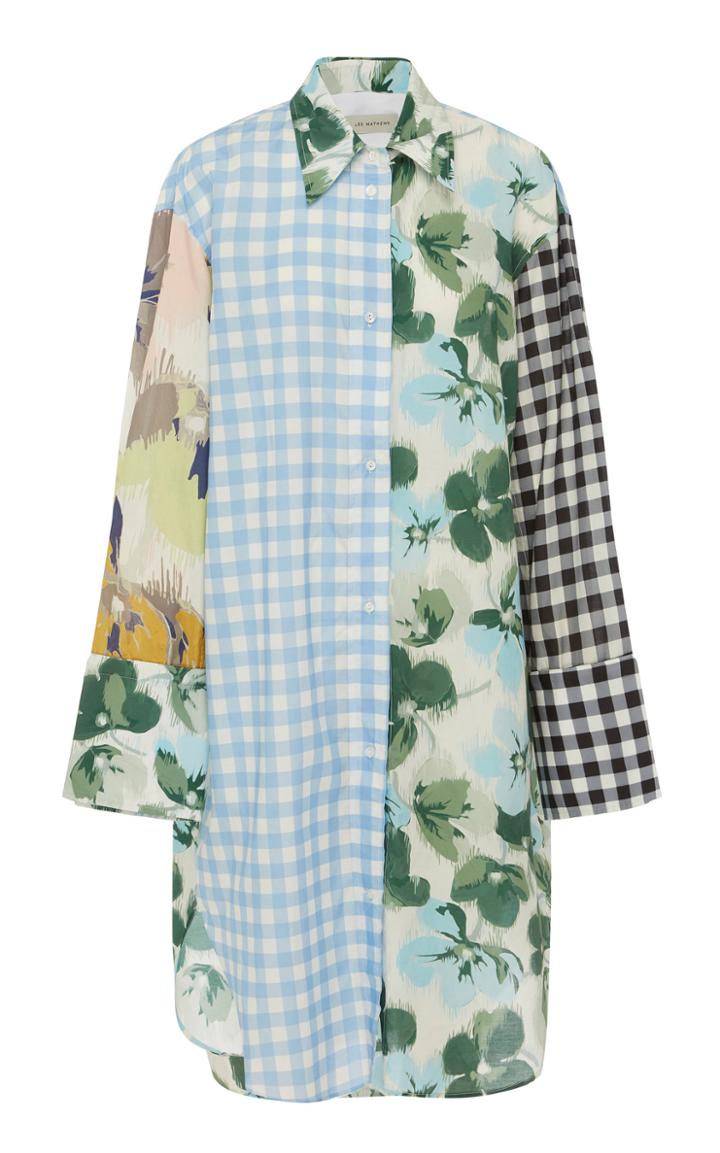 Lee Mathews Clara Contrast Shirtdress
