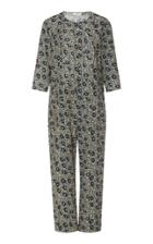 Sea Lucia Floral-print Cotton-poplin Jumpsuit