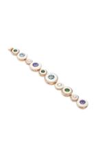 Selim Mouzannar 18k Rose Gold Enamel And Multi-stone Bracelet