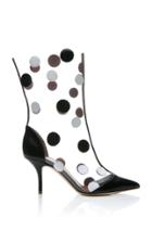 Malone Souliers X Emanuel Ungaro Katoucha Polka-dot Leather And Pvc Boots