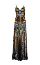 Temperley London Long Strappy Flutura Dress