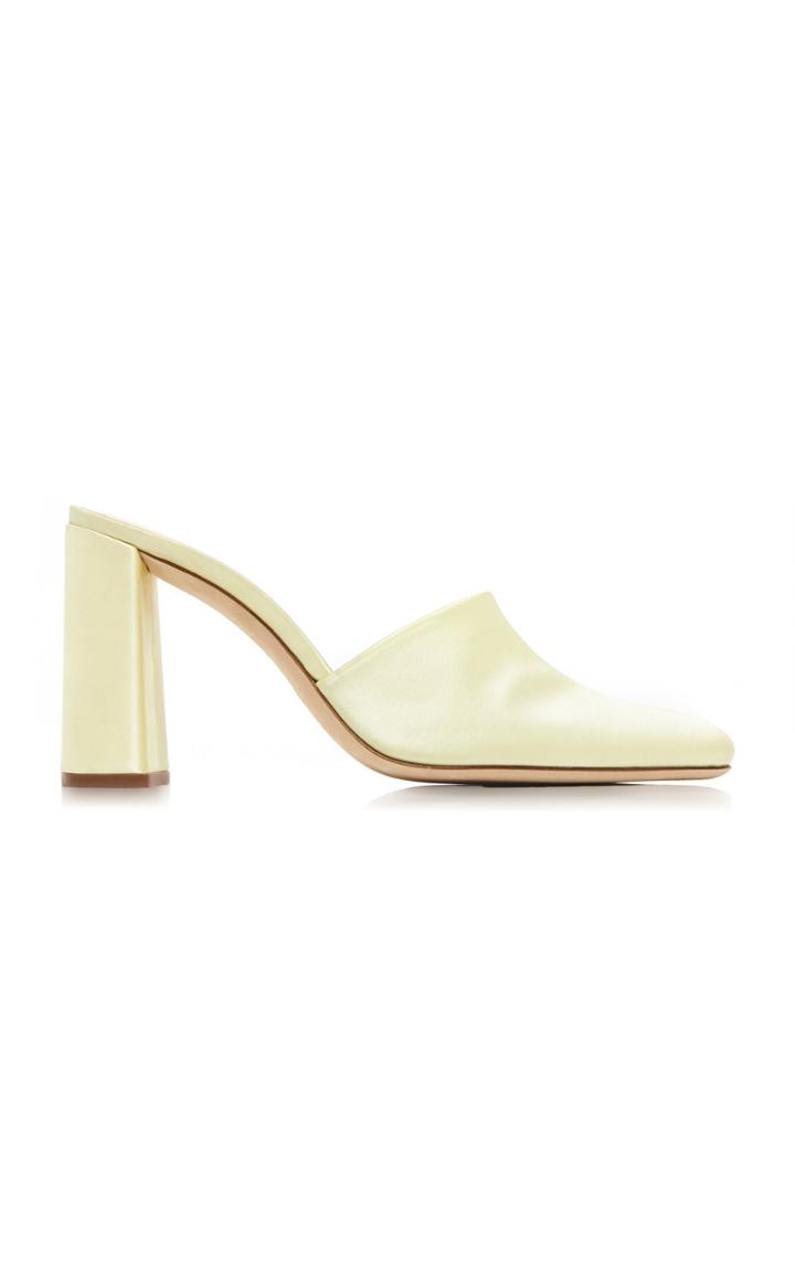 By Far Nina Satin Mules