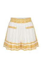Moda Operandi Raisa Vanessa High Waisted Pleated Shorts
