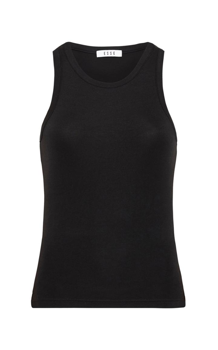 Moda Operandi Esse Studios High Neck Rib Tank Top