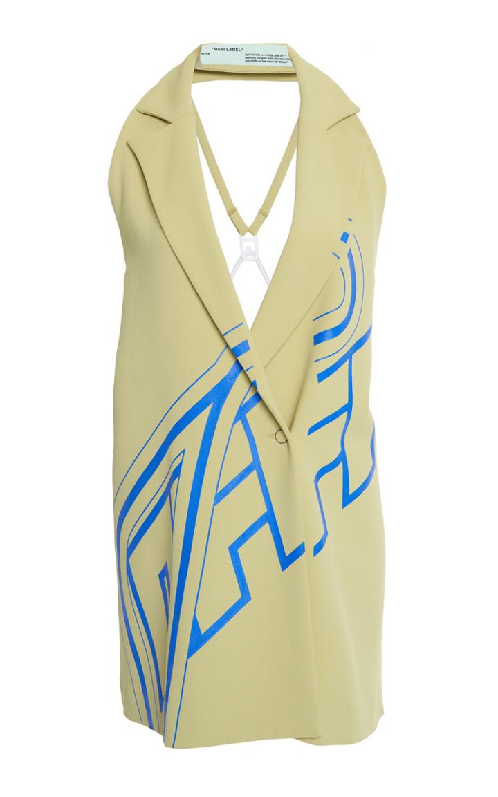 Off-white C/o Virgil Abloh Off Crepe Wrap Gilet