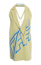 Off-white C/o Virgil Abloh Off Crepe Wrap Gilet