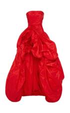 Oscar De La Renta Strapless Silk-taffeta Gown