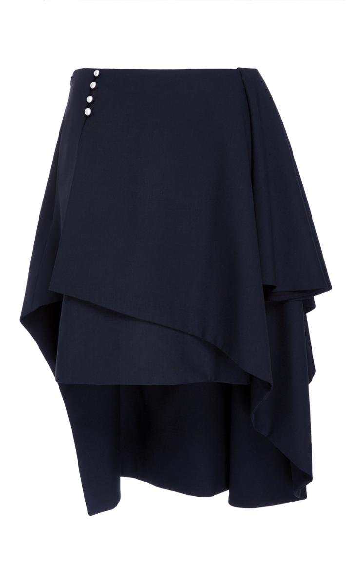 Adeam Cascade Overlay Skirt