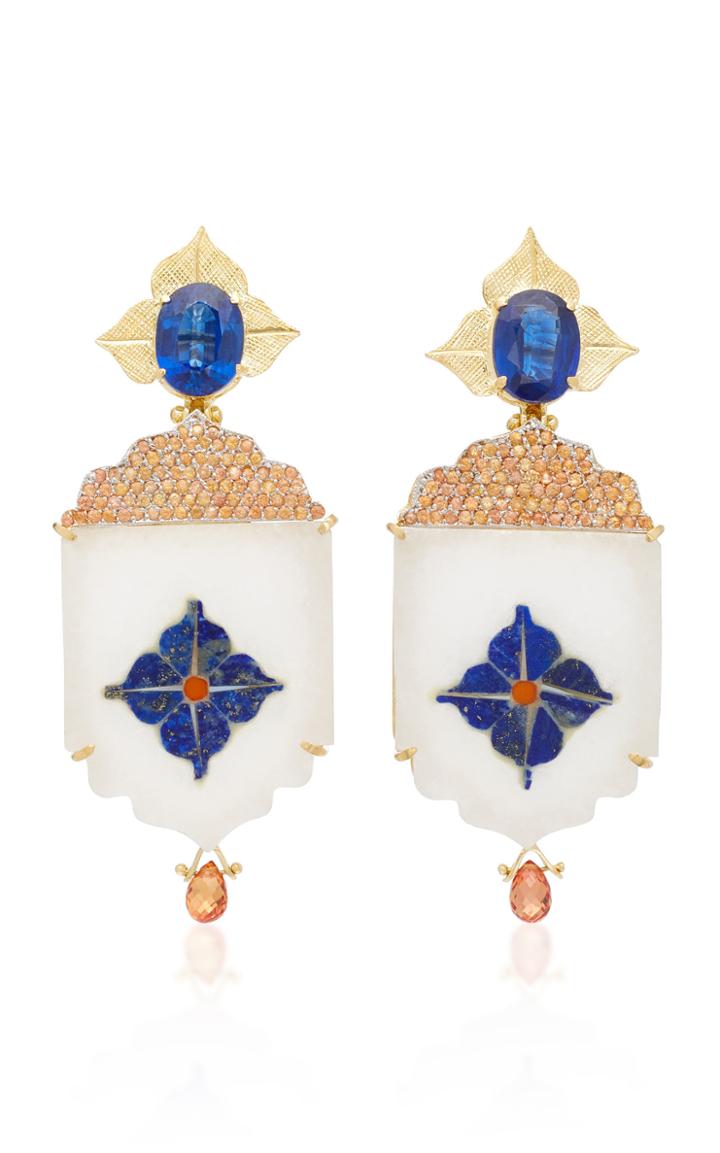 Silvia Furmanovich India Marble Mosaic Earrings