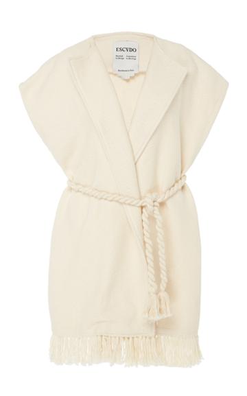 Escvdo Limbos Wrap Fringe Vest