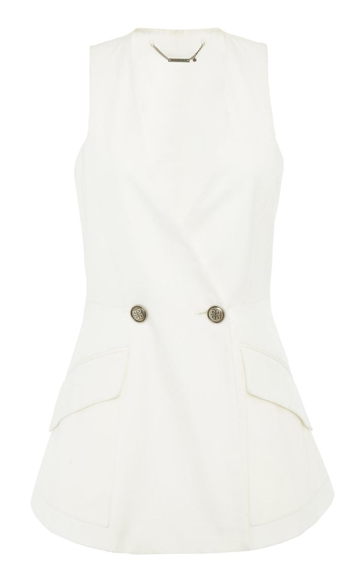 Givenchy Sleeveless Cotton Jacket