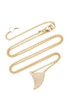 Ondyn Great Wave 14k Gold And Diamond Necklace