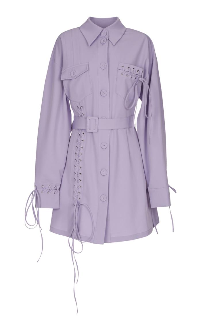 Moda Operandi Kye Eyelet Detail Buttoner One-piece