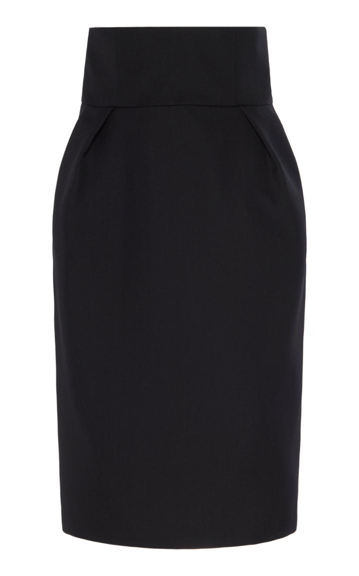 Moda Operandi Alexandre Vauthier Wool Midi Pencil Skirt Size: 34