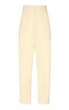 Petar Petrov High Waisted Crepe Cropped Pant Size: 34