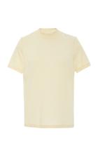 Vince Mockneck Cotton T-shirt