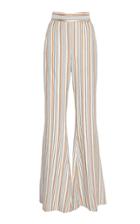 Peter Pilotto High-rise Lurex Striped Flare Trousers