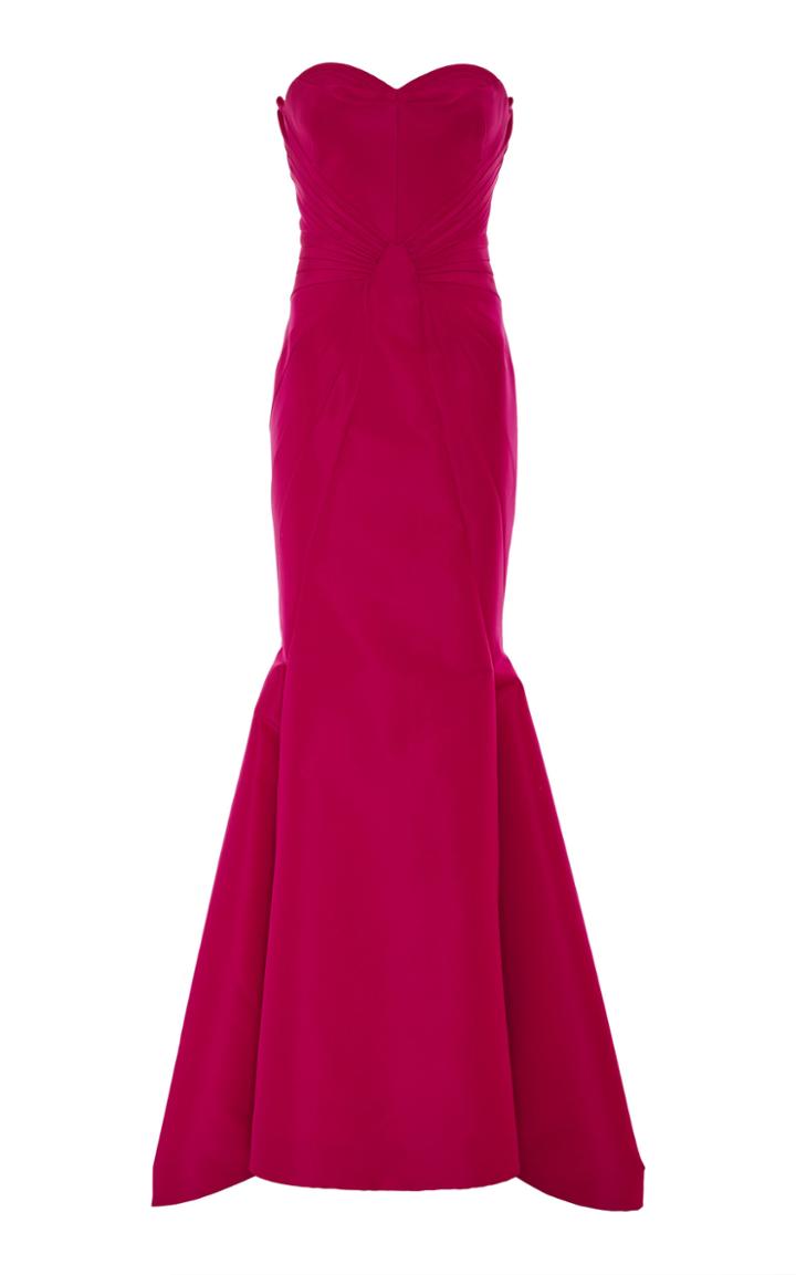 Zac Posen Strapless Mermaid Gown