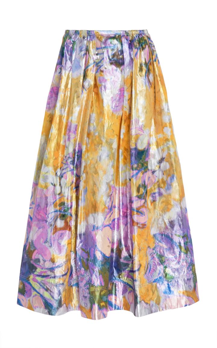 Moda Operandi Peter Pilotto Jaquard High-rise Lurex Skirt Size: 4