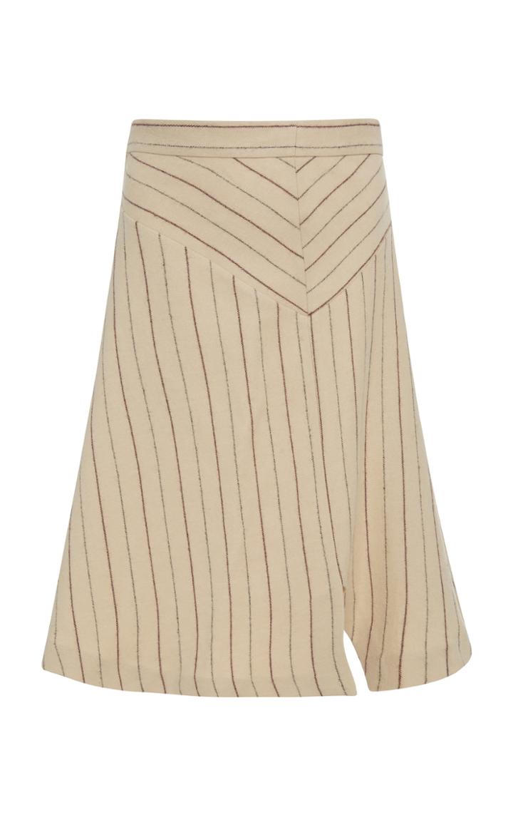 Isabel Marant Kini Asymmetric Pinstripe Skirt