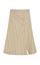 Isabel Marant Kini Asymmetric Pinstripe Skirt