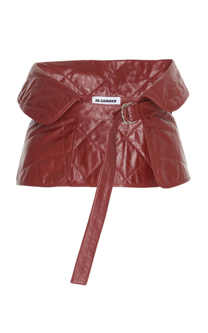 Jil Sander Skinny Leather Belt