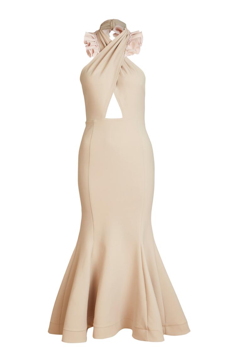 Lana Mueller Adanna Halter Midi Dress
