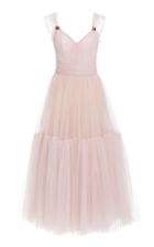 Moda Operandi J. Mendel Draped Tulle Midi Dress