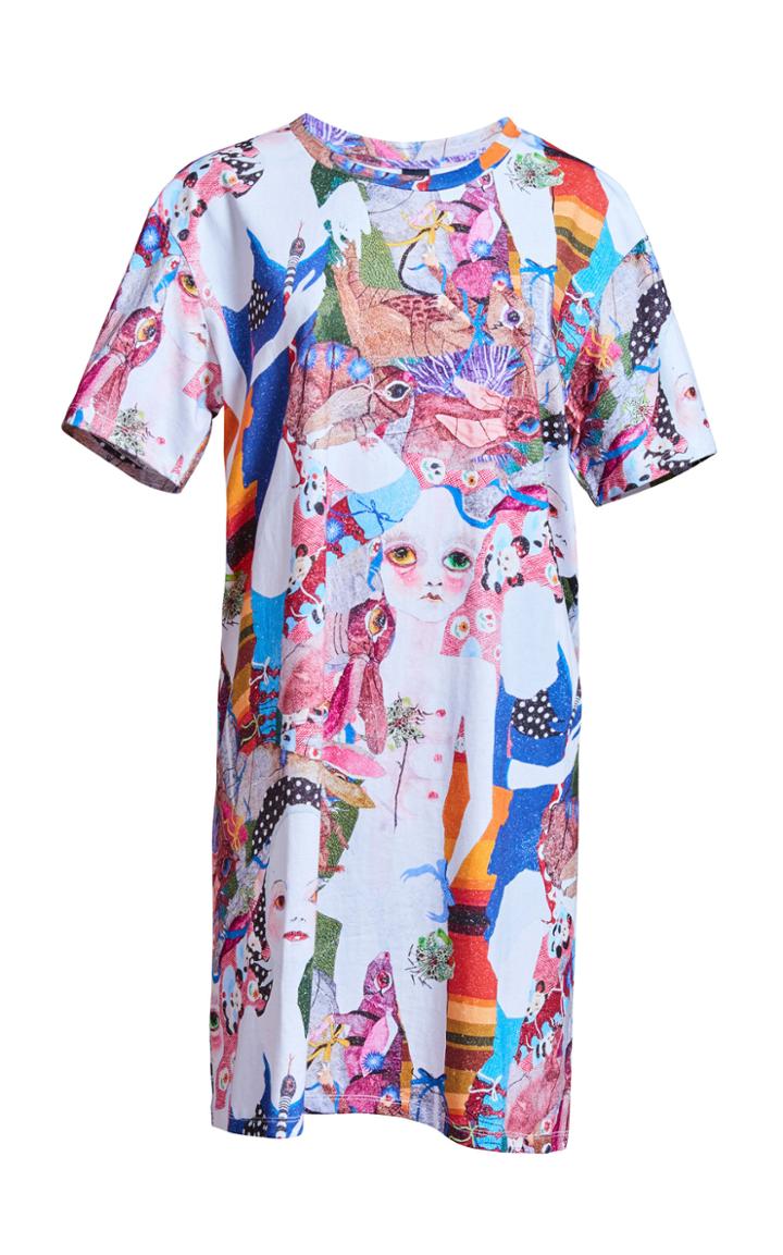 Romance Was Born Printed Tee Dress