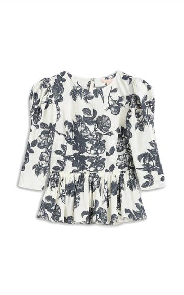 Moda Operandi Brock Collection Sveva Printed Cotton Top