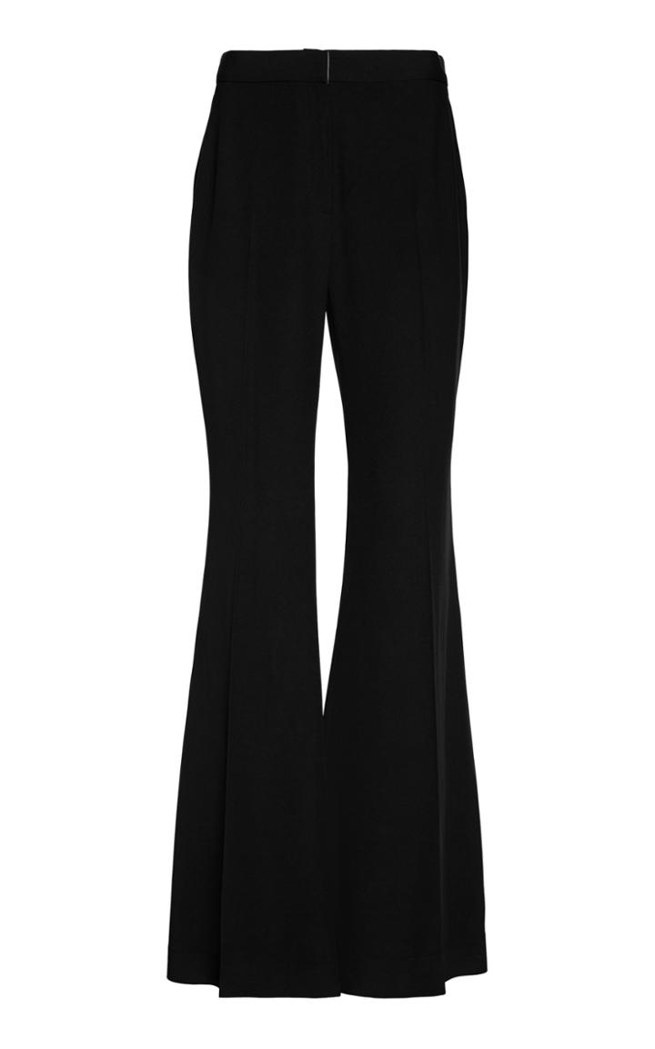 Rosetta Getty High-rise Flared Crepe Pants